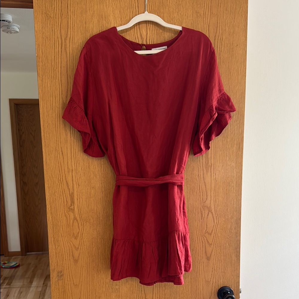Urban Outfitters Red Tie Dress